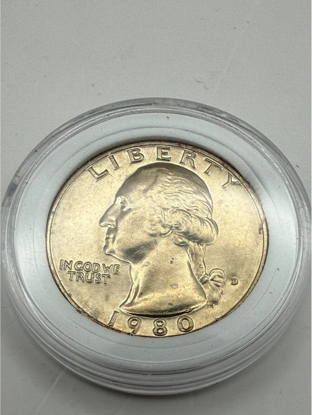 1980-D Washington Quarter BU Brilliant Uncirculated Denver Mint US Coin